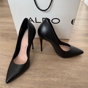 Aldo Black Stiletto Heels